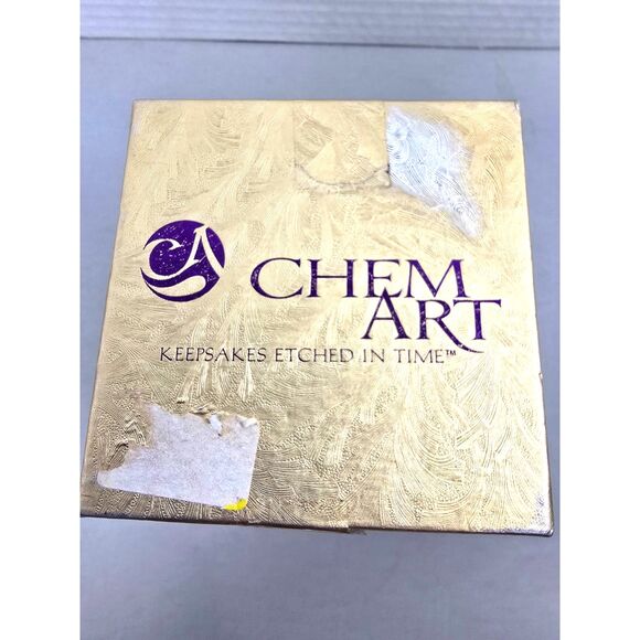 ChemArt 40864 Ornament Jack & Jill Collectible Metal 24k Gold Finish Etched - Picture 2 of 8